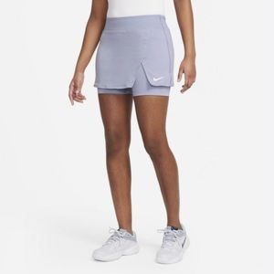 NWT - Nike tennis skirt w/built-in shorts - indigo haze. New with tags!